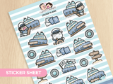 Cruise Plans Sticker Sheet