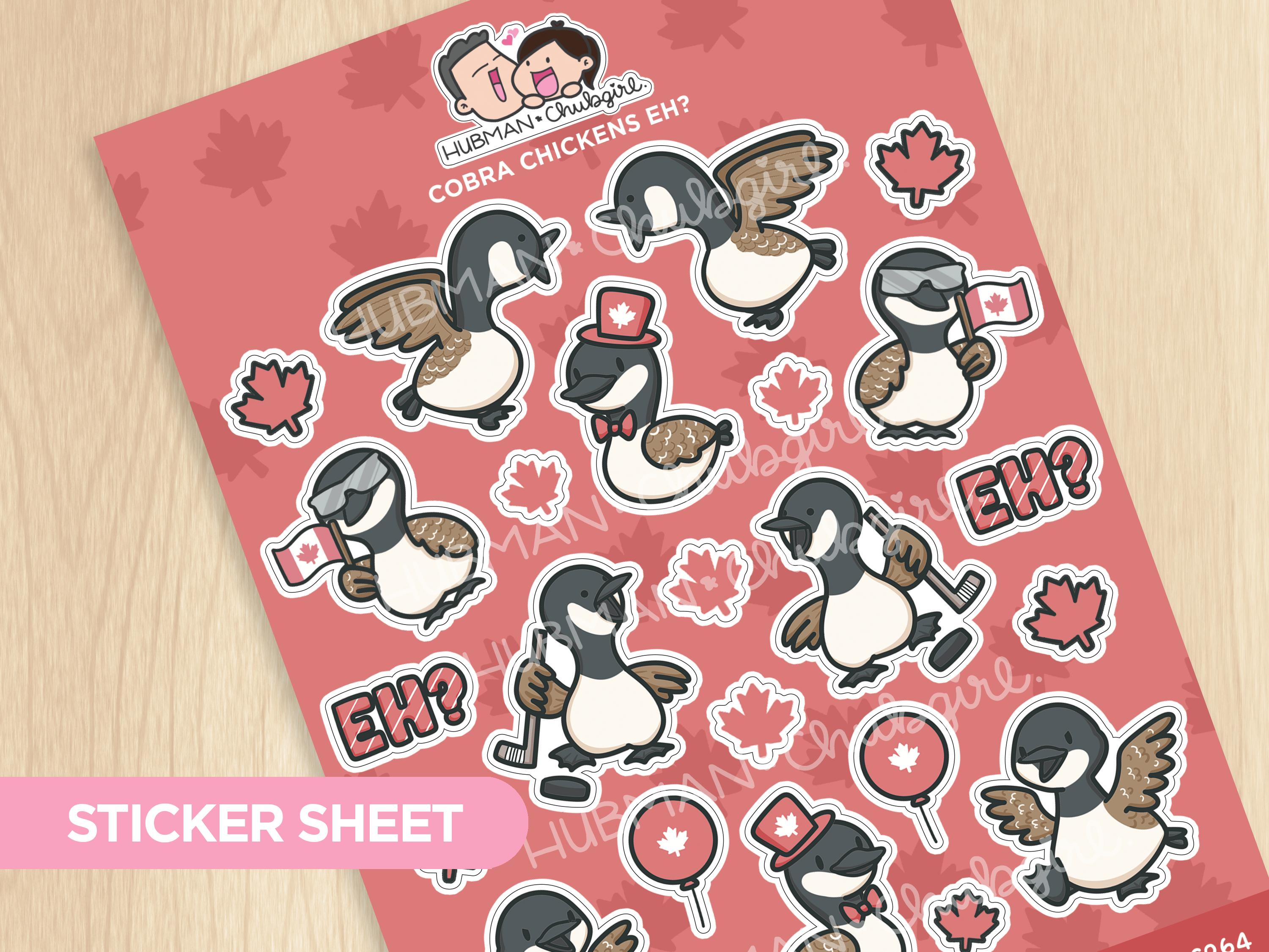 Canada Geese Sticker Set