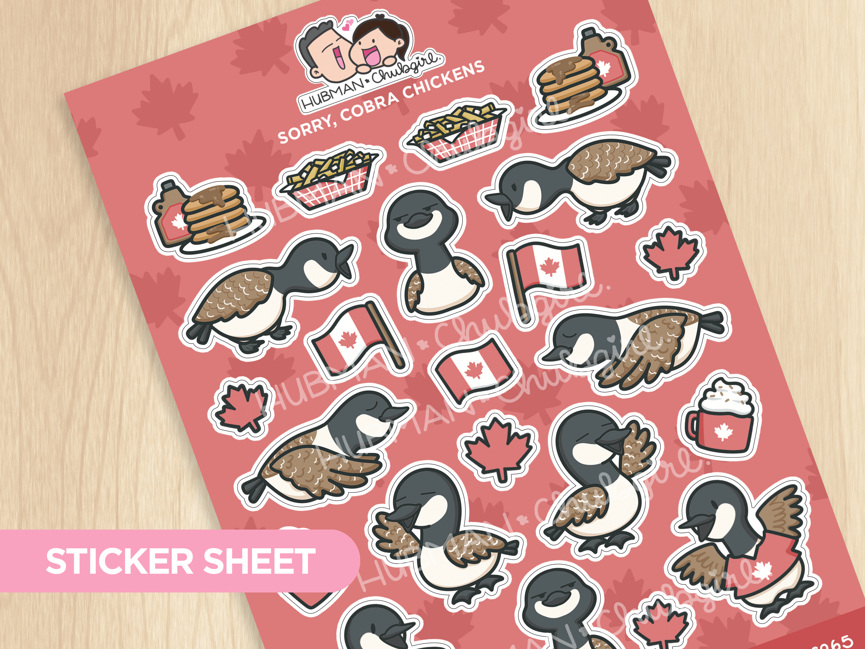 Canada Geese Sticker Set