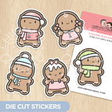 Gingerbread Sticker Set
