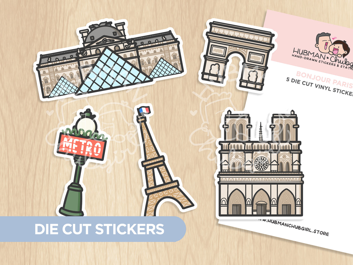 Die Cuts Scrapbooking Stickers  Paris Scrapbooking Stickers