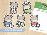 Soccer/Football Die Cut Stickers