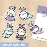 Slumber Party Die Cut Stickers (Set of 5)