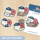 Snail Mail Die Cut Stickers (Set of 5)
