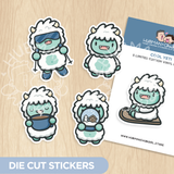 Cool Yeti Sticker Set