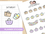 Pack your Summer Bag! Planner Stickers