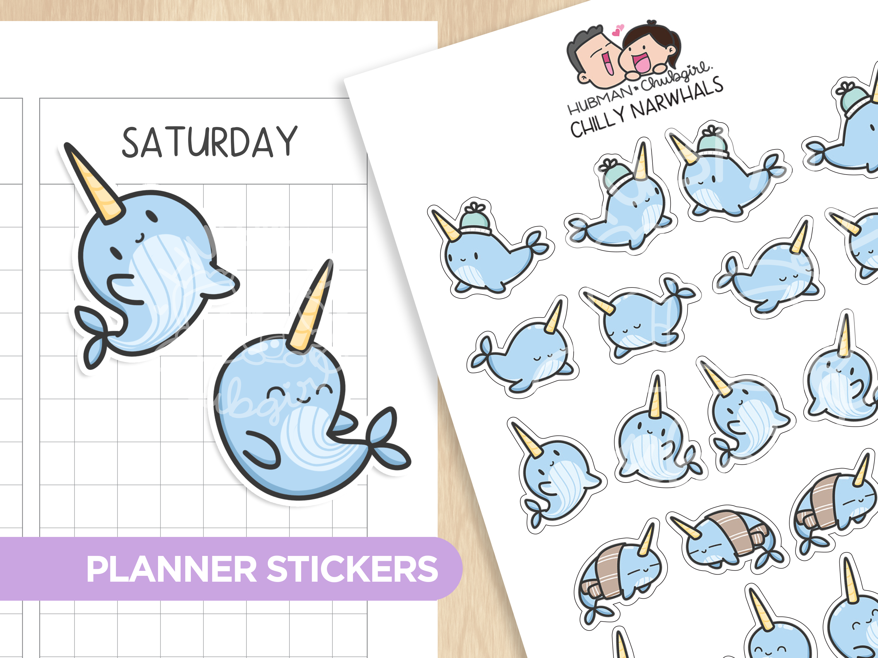 Arctic Winter Sticker Set