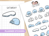 Chilly Igloos Planner Stickers
