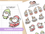 Xmas Gnomes Sticker Set