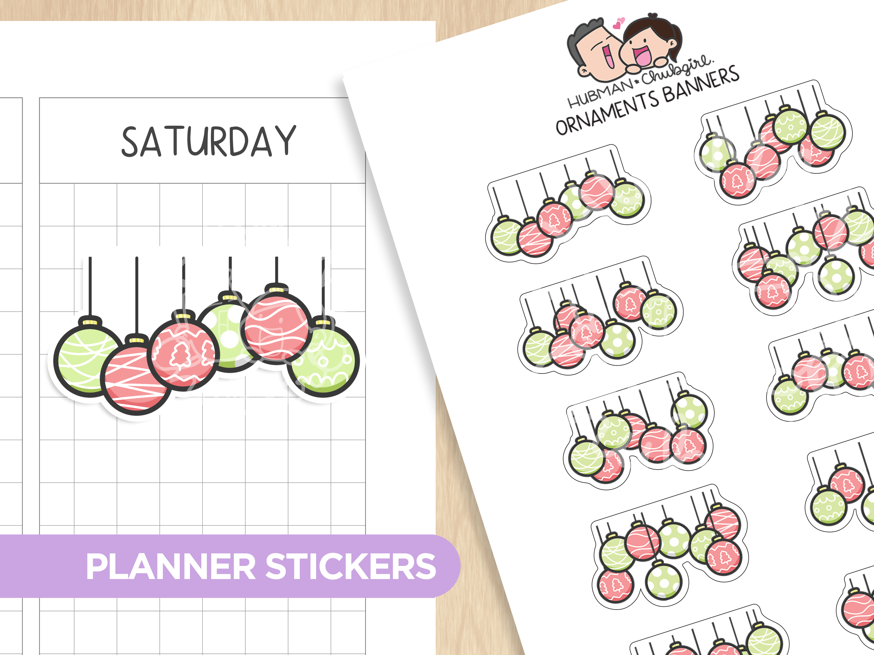 Xmas Gnomes Sticker Set