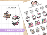 North Pole Sticker Set