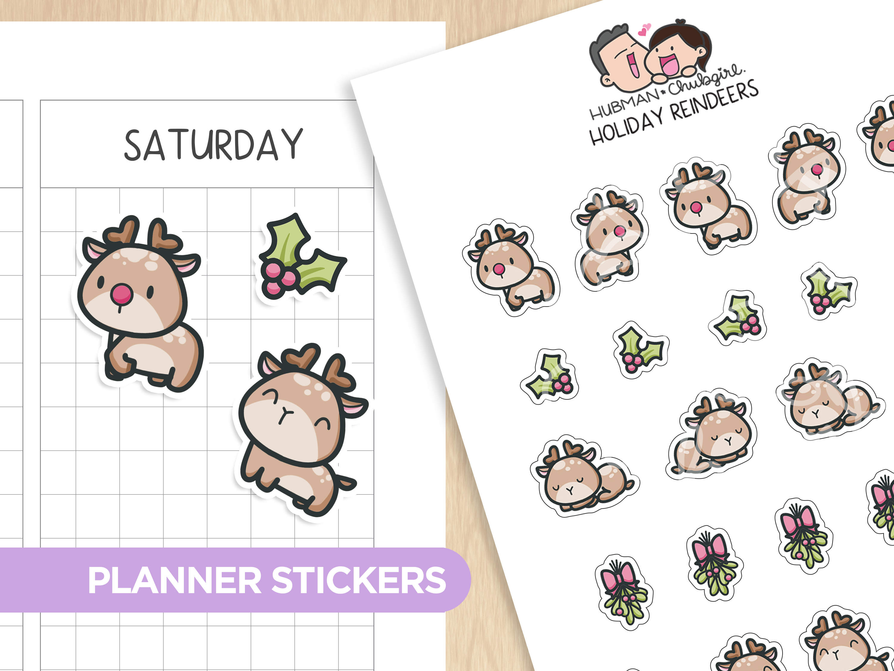 North Pole Sticker Set