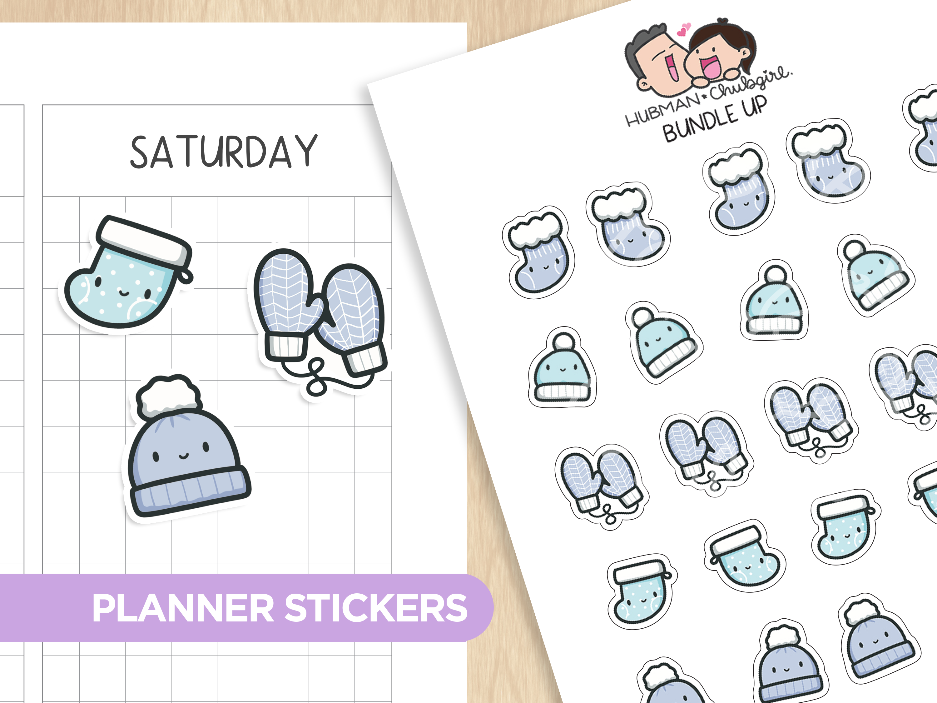 Winter Highland Cows Bundle