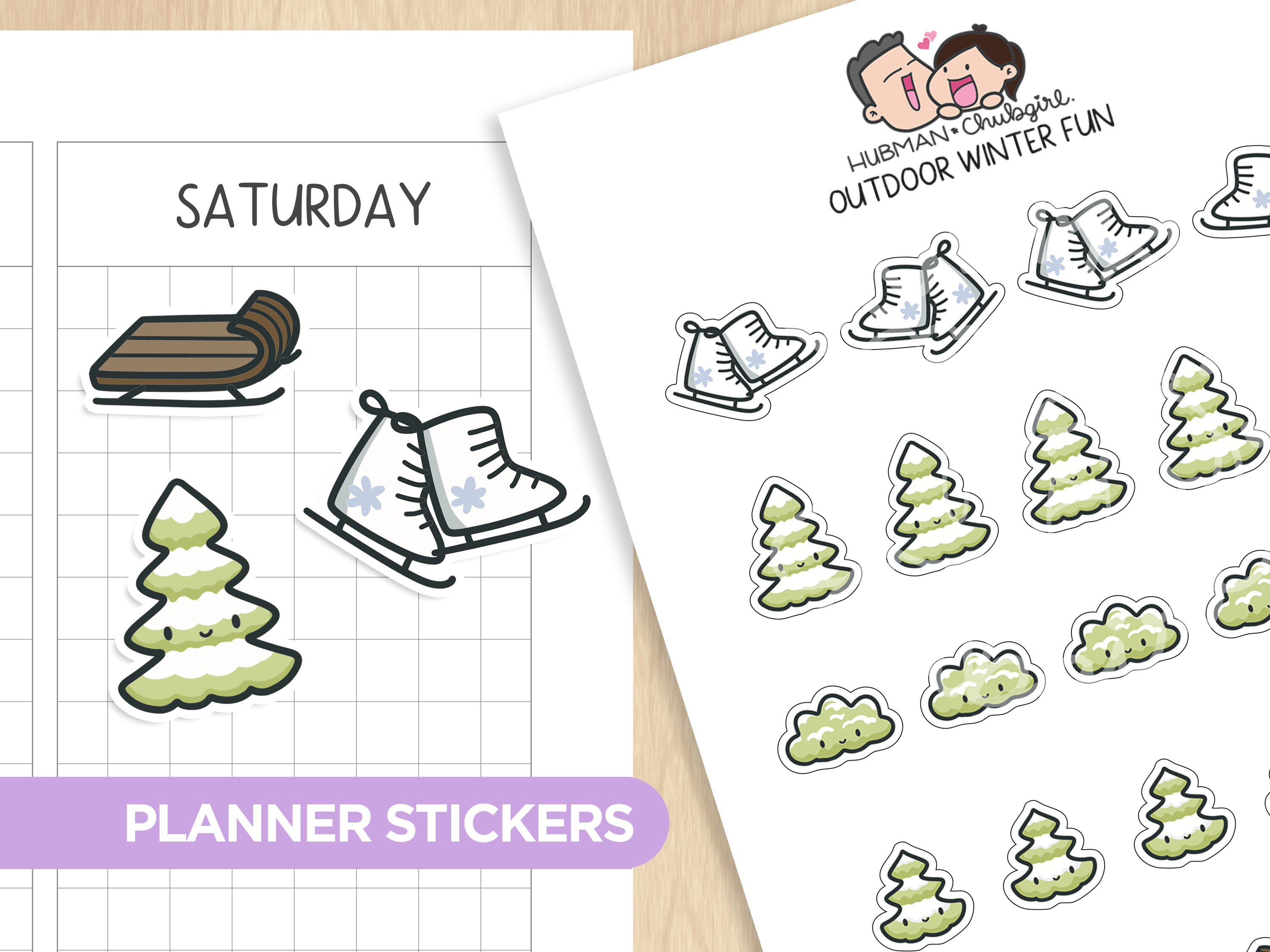 Winter Highland Cows Bundle