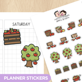 Apple Season Planner Stickers