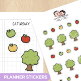 Apple Trees Planner Stickers