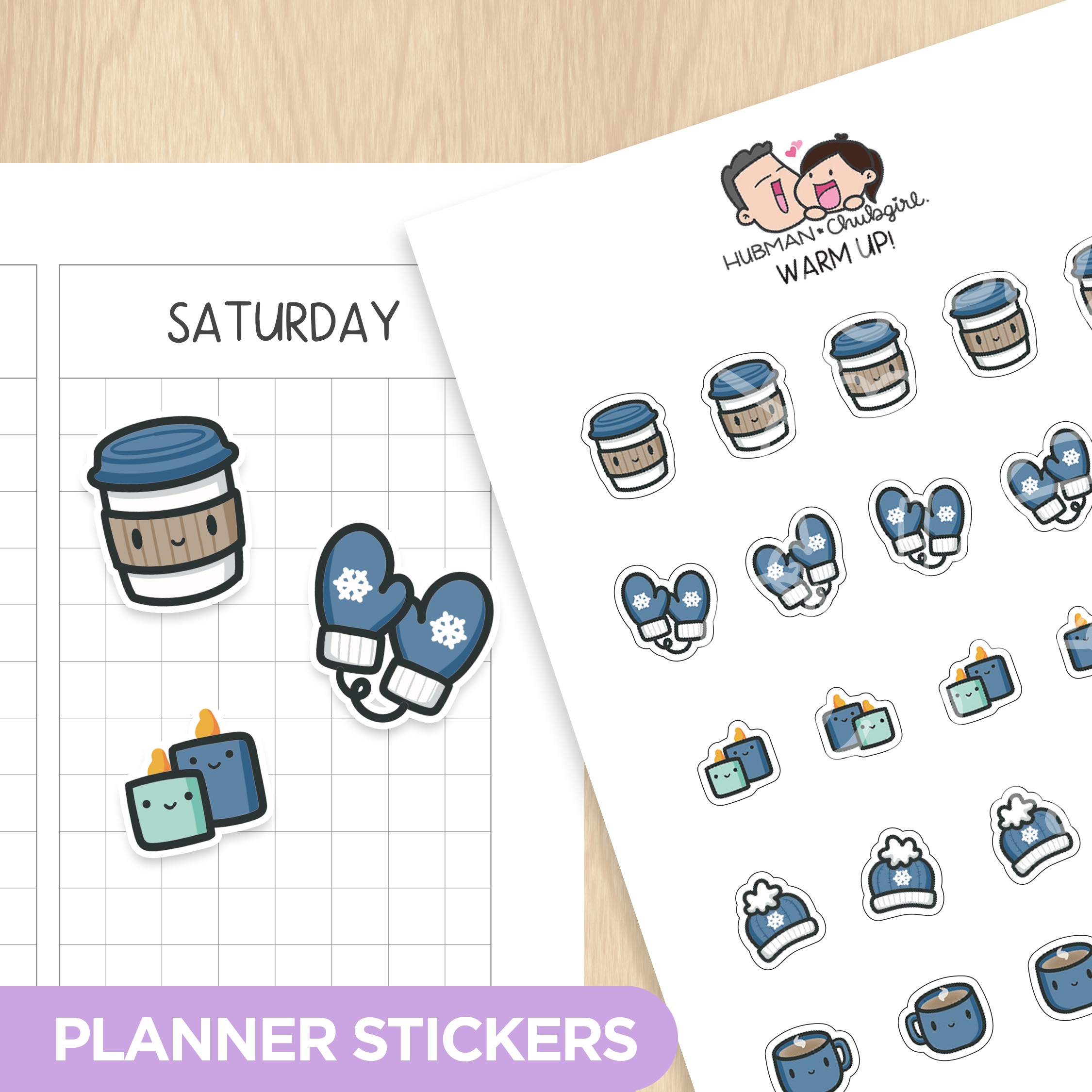 Warm up! Planner Stickers