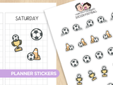 Soccer/Football Planner Stickers