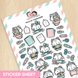 Holiday Stationery Sticker Sheet