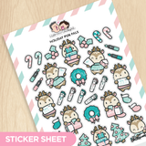 Holiday Pen Pals Sticker Sheet
