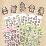 Gingerbread Sticker Set