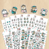 Holiday Happy Mail Sticker Set