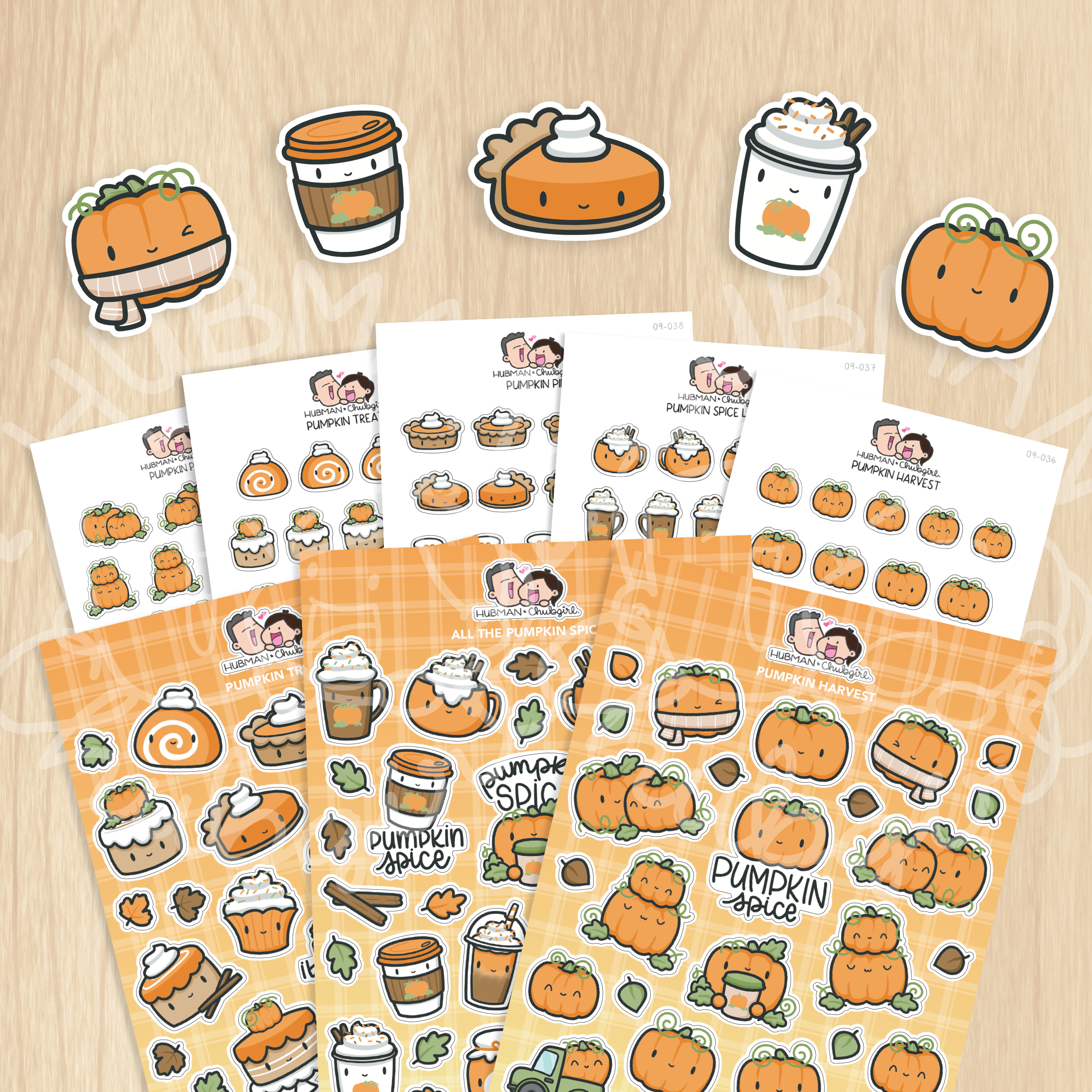 Pumpkin Spice Sticker Set