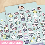 Slumber Party Sticker Sheets (Set of 3)
