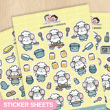 Let's Cook Sticker Sheets (Set of 3)