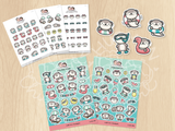 Summer Otters Sticker Set