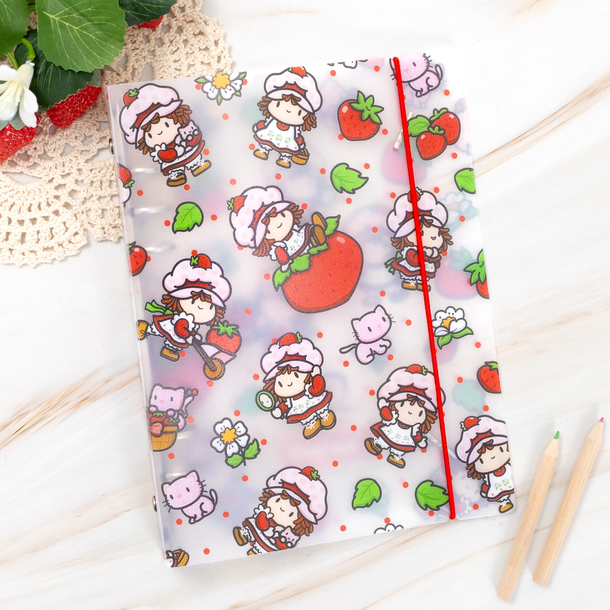 Strawberry Shortcake Sticker Storage Binder