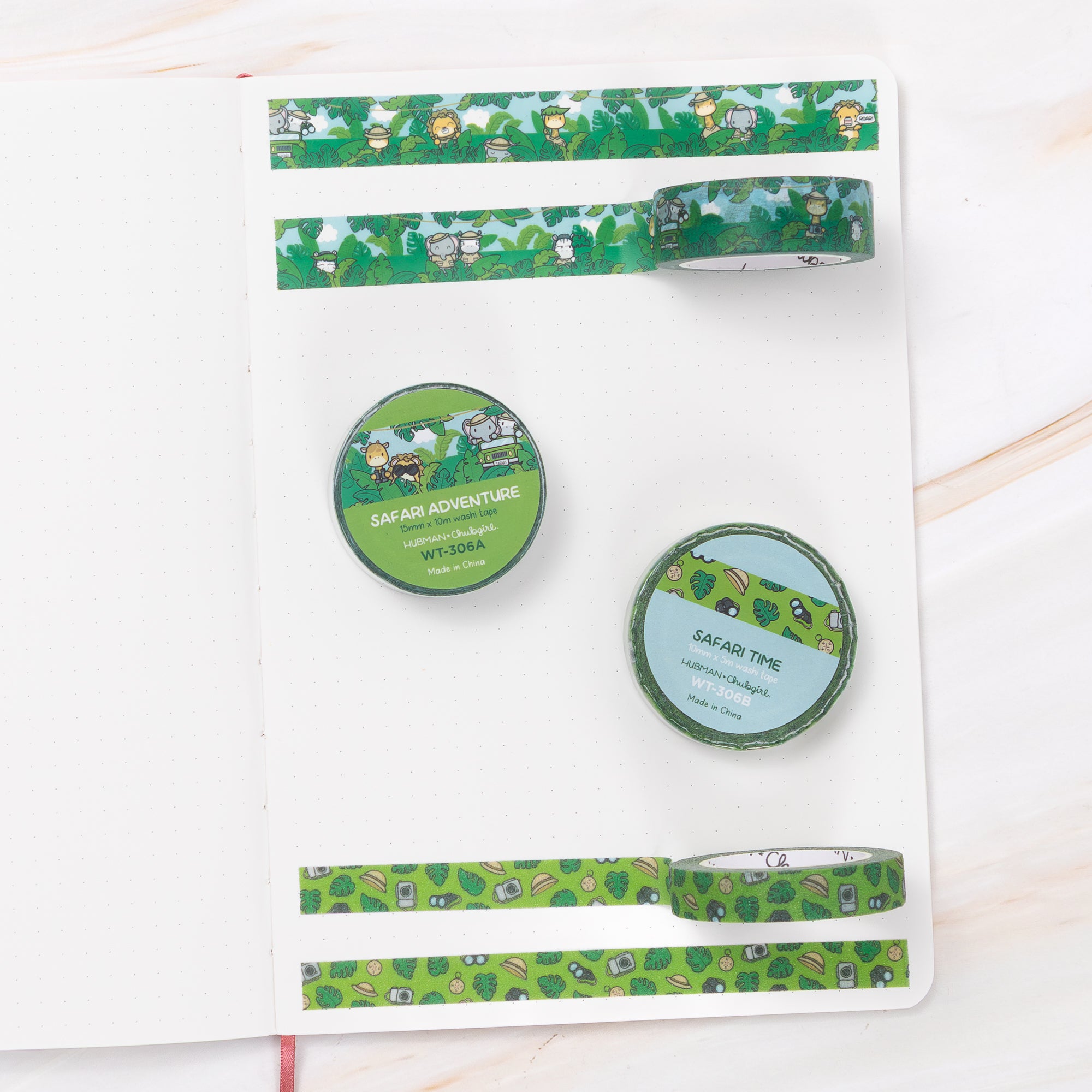 Safari Adventure Washi Tapes (Set of 2)