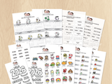 2026 Calendars Sticker Set