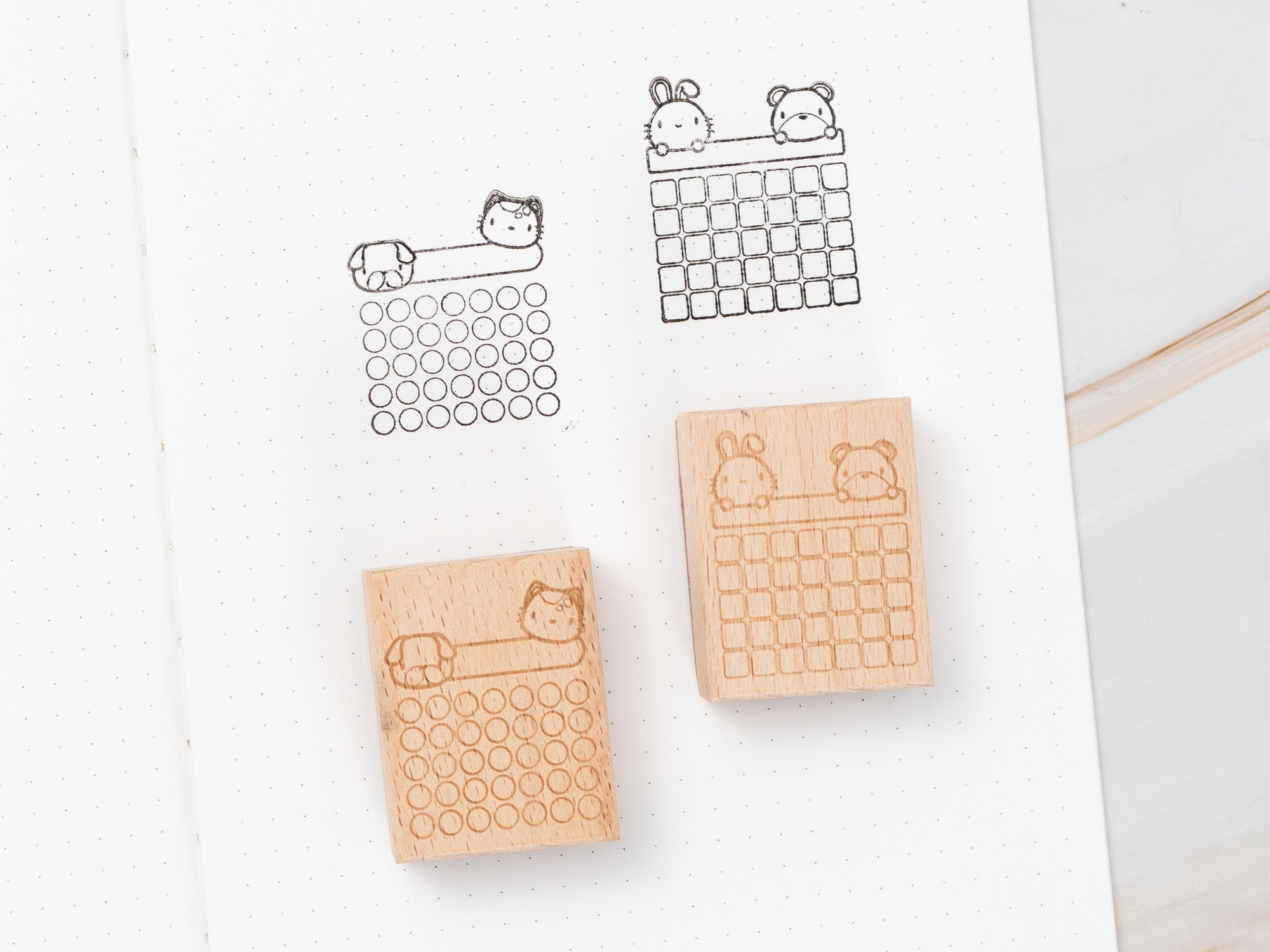 Stationery Buddies Stamps (Set of 4)