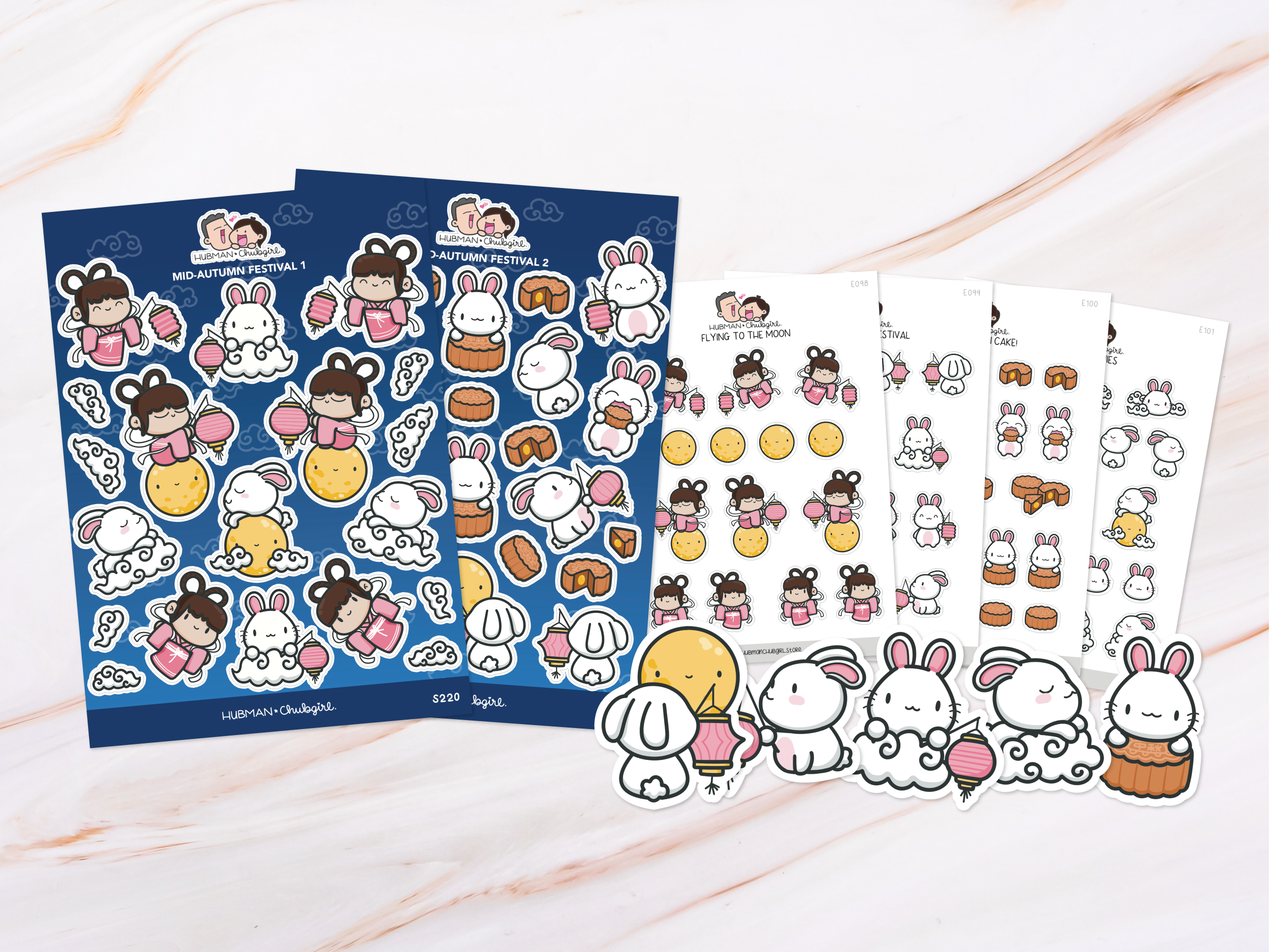 Mid-Autumn Festival Sticker Set