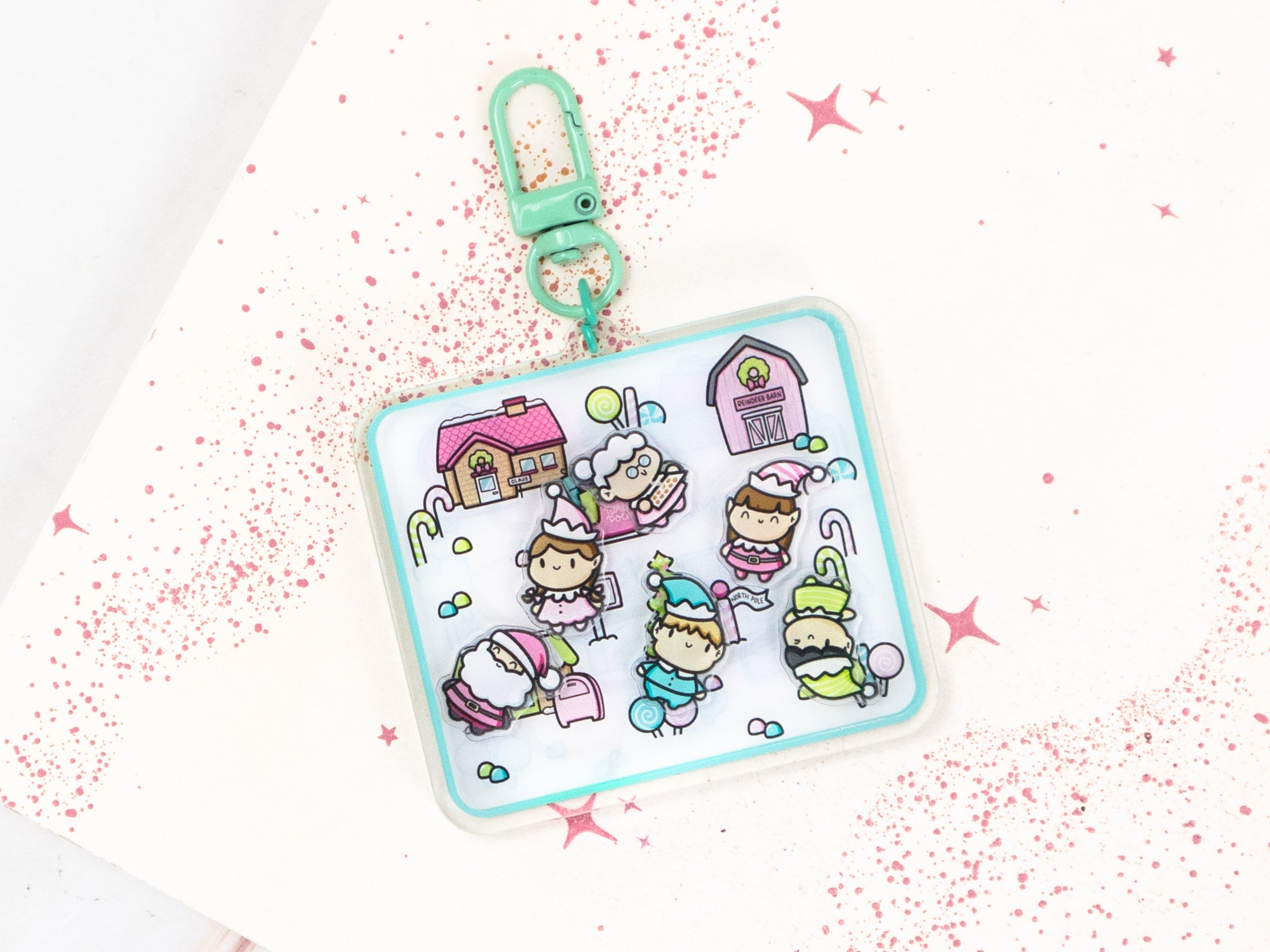 North Pole Shaker Charm