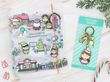 North Pole Mini Bundle - Small Binder + Enamel Keychain