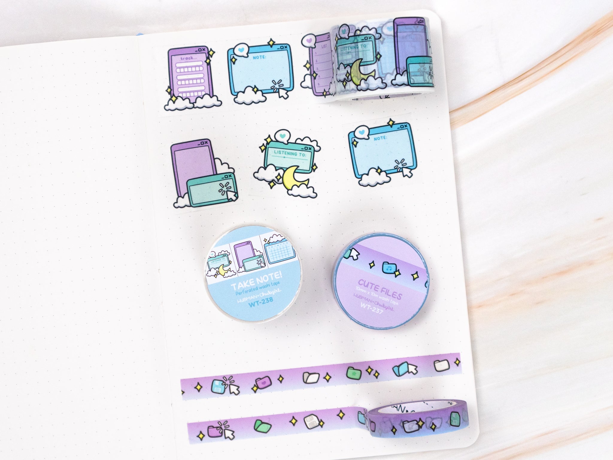 Positivity Pop-Ups Washi Tapes (Set of 2)