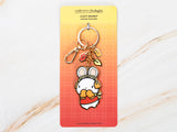 Cozy Bunny Enamel Keychain