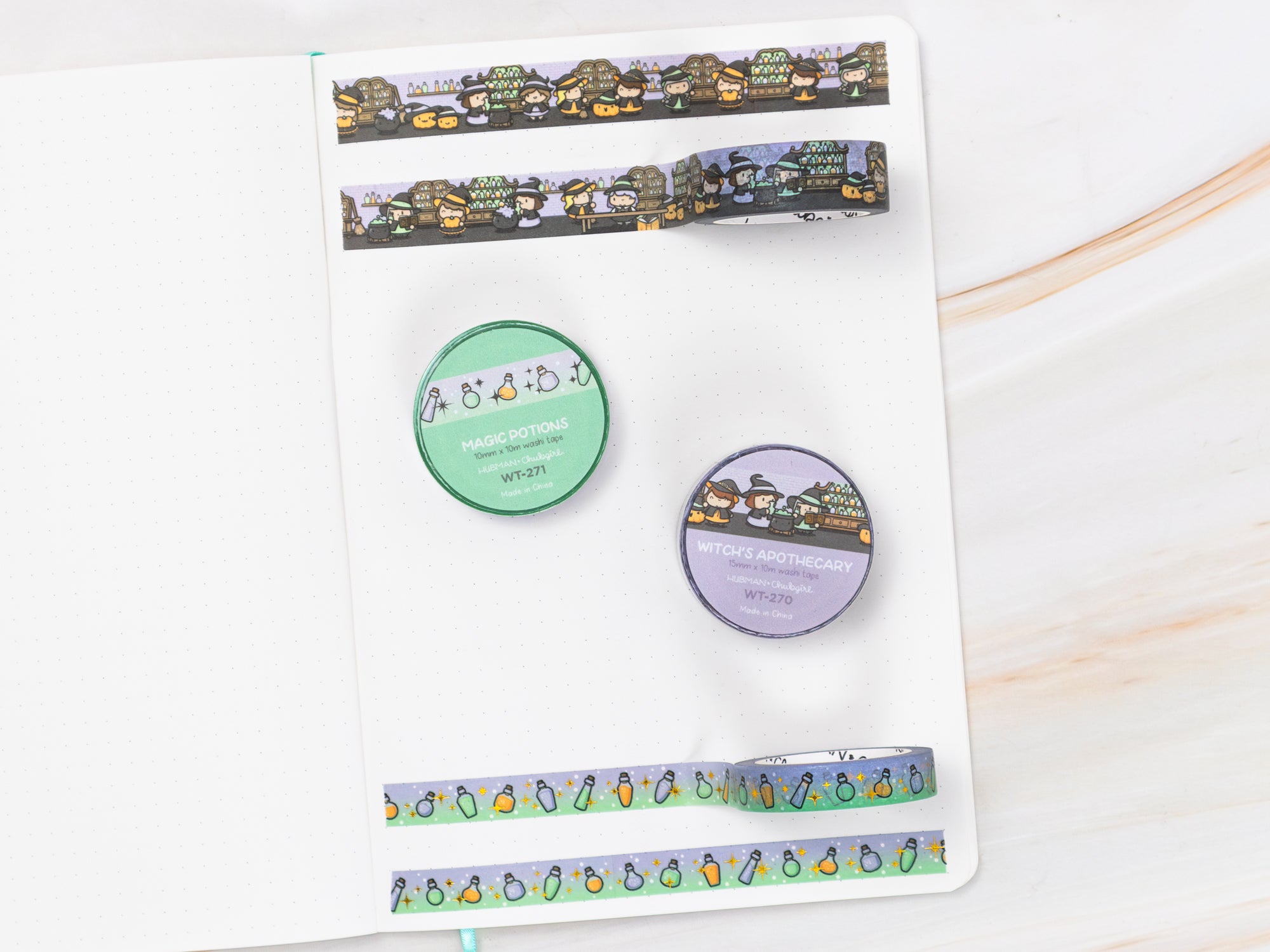 Witches and Potions Washi Tapes (Set of 2)