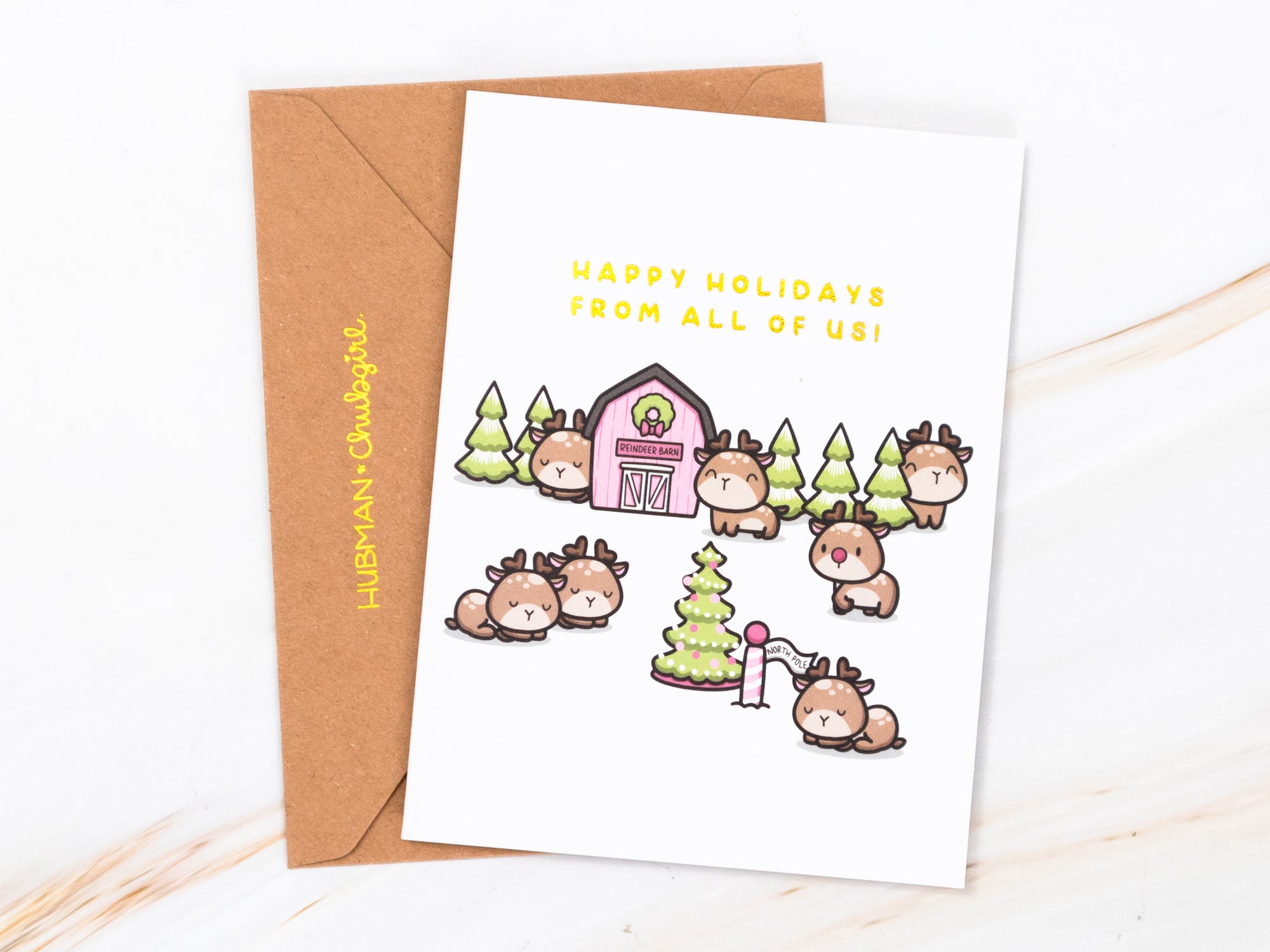 North Pole Greeting Cards (Set of 5)