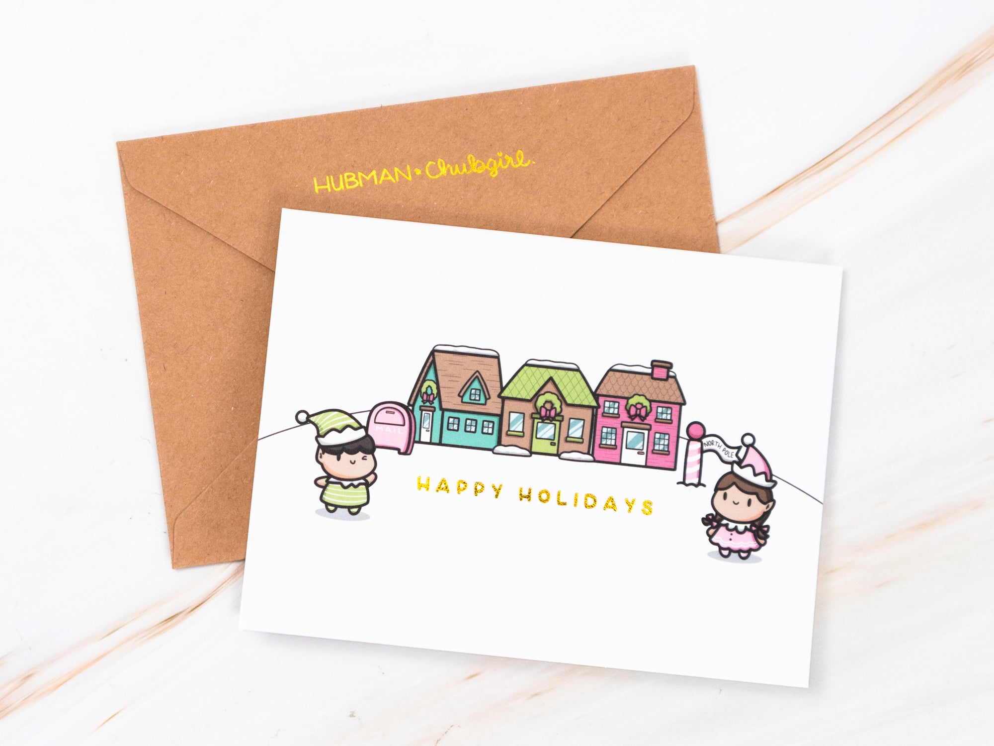 North Pole Greeting Cards (Set of 5)