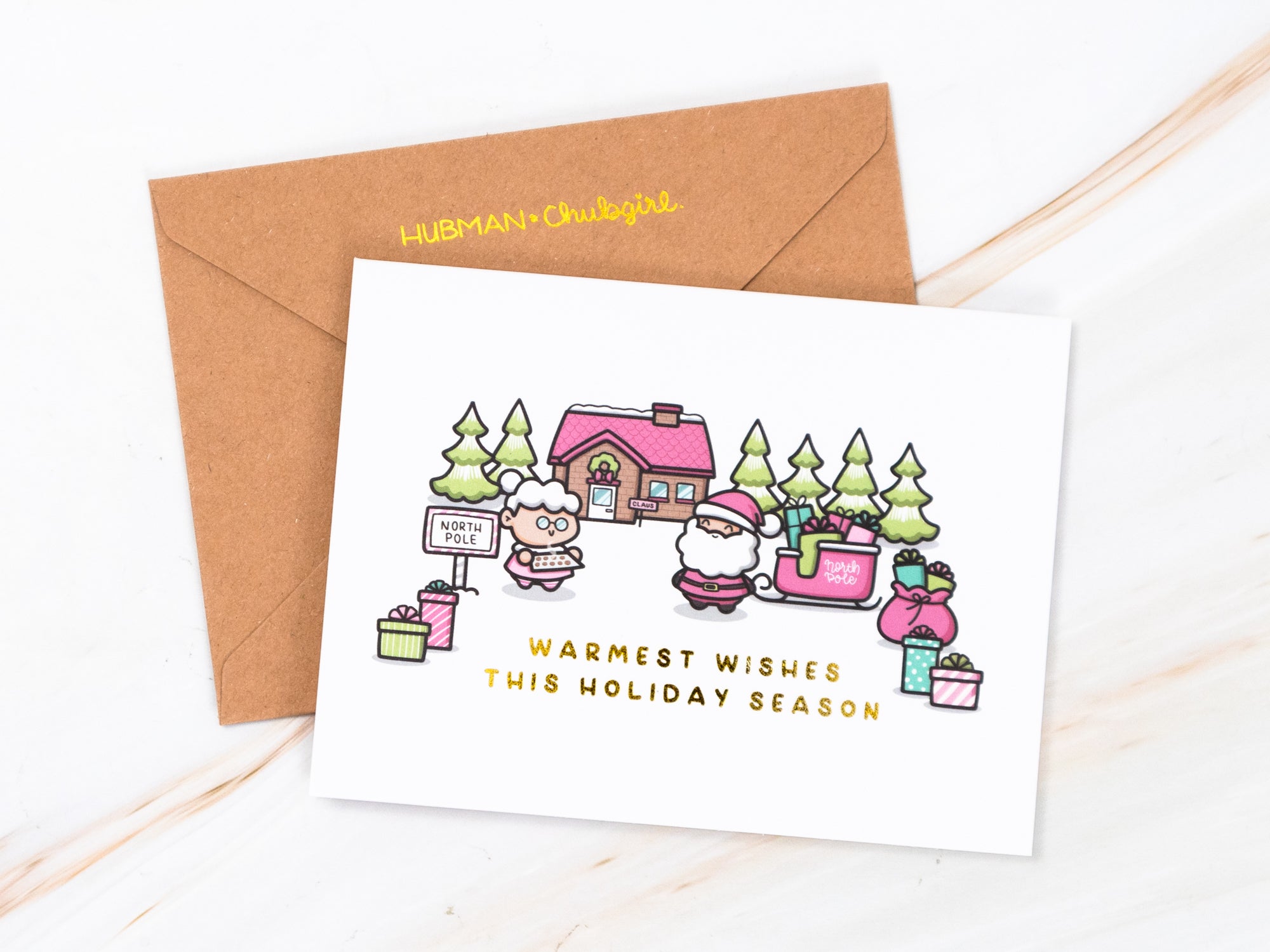 North Pole Greeting Cards (Set of 5)