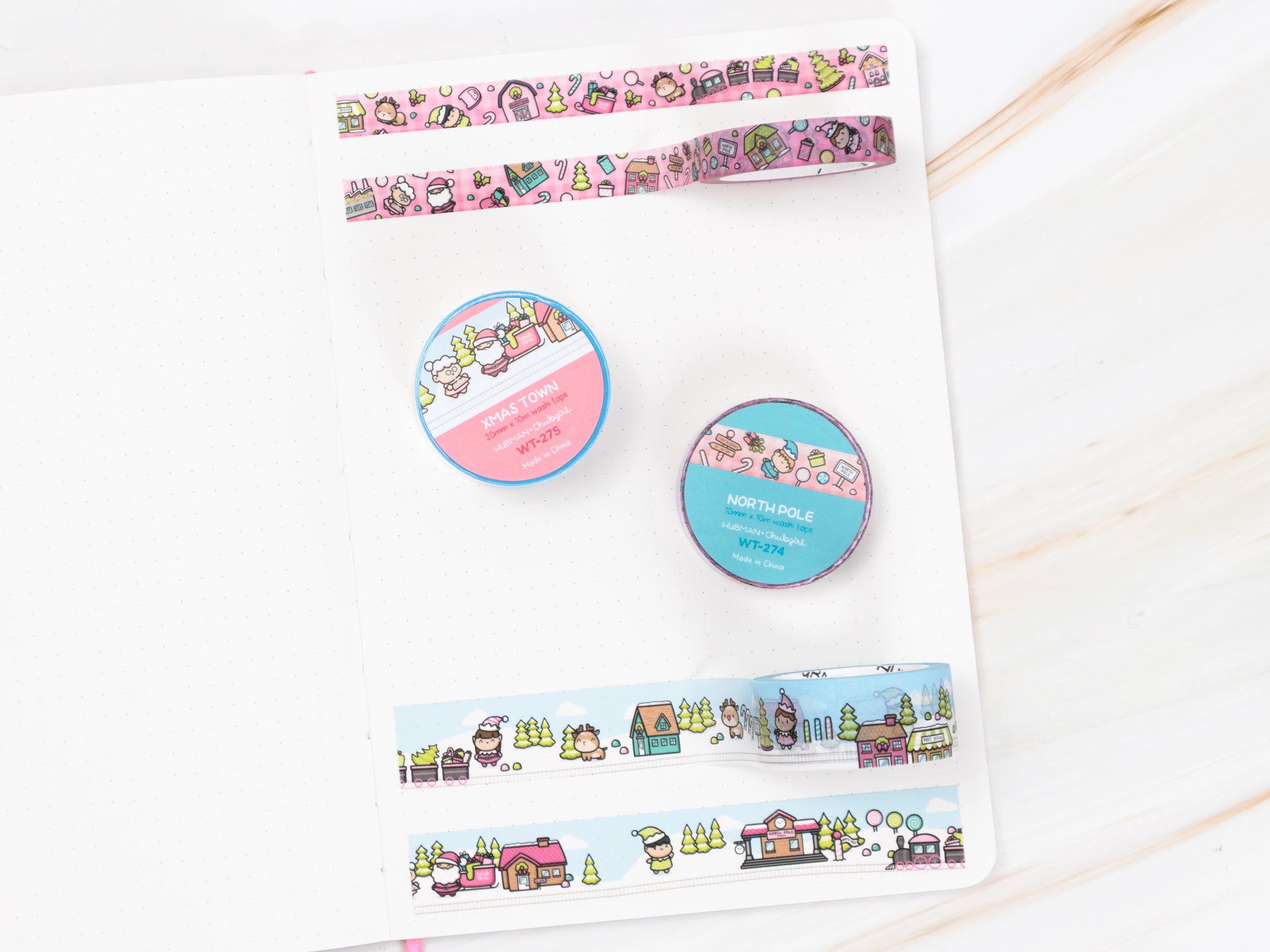 North Pole Washi Tapes (Set of 2)