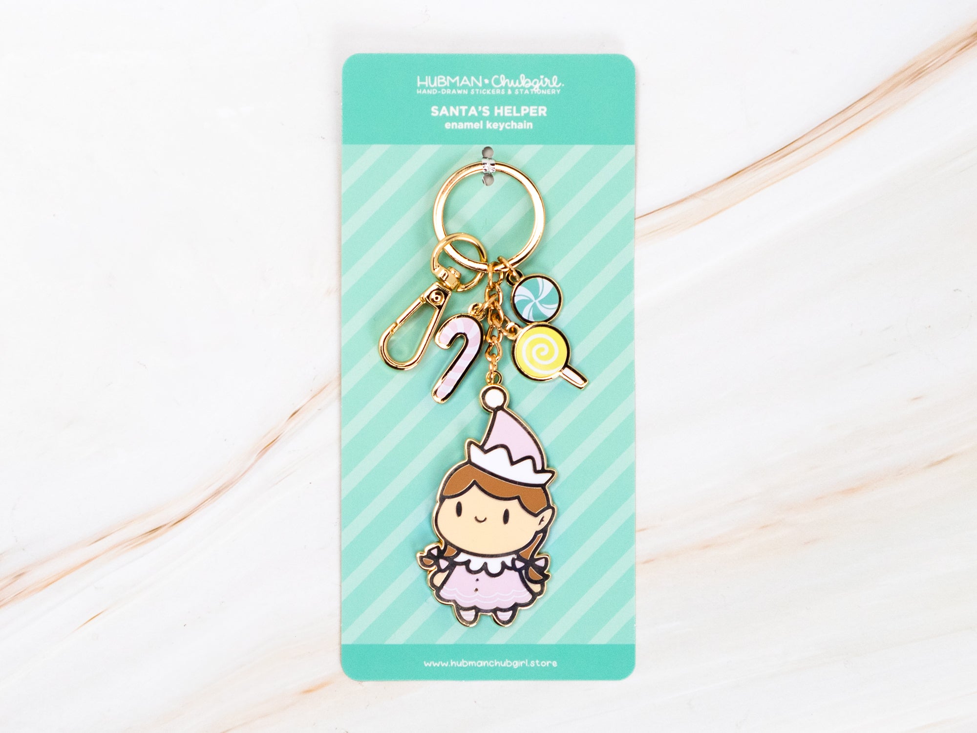 North Pole Mini Bundle - Small Binder + Enamel Keychain