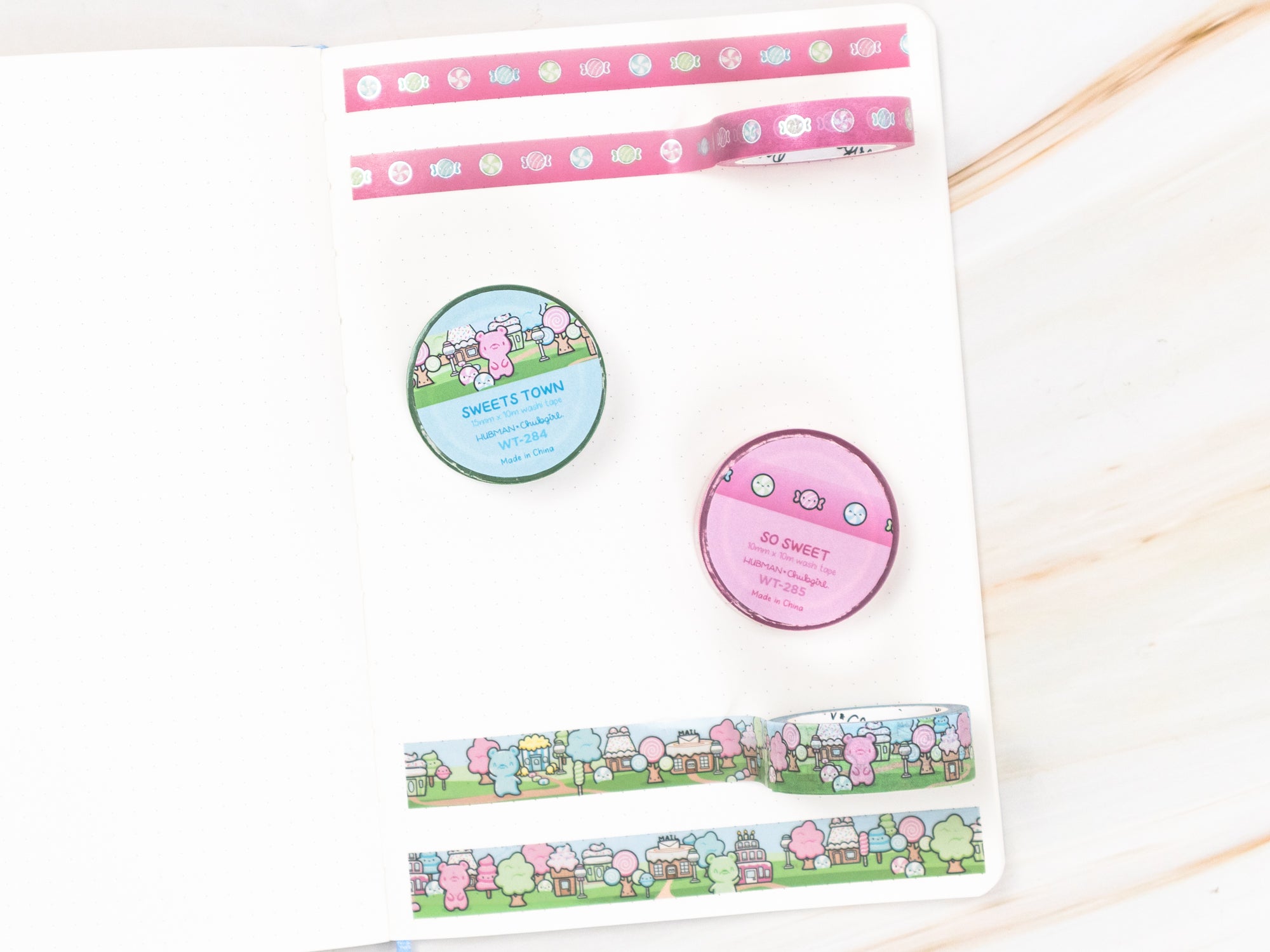 Sweets Town Washi Tapes (Set of 2)