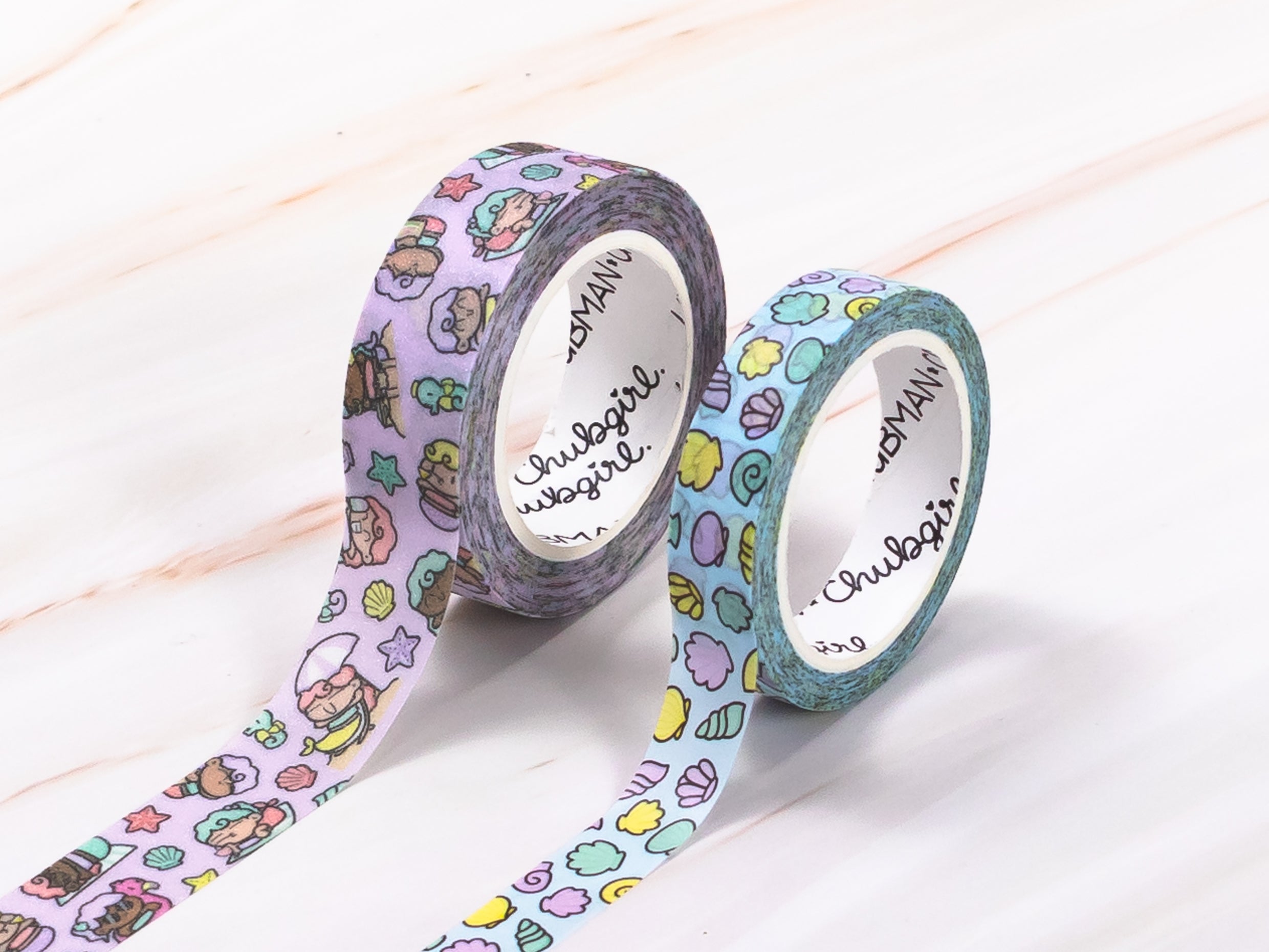 Summer Mermaids Washi Tape (Set of 2)