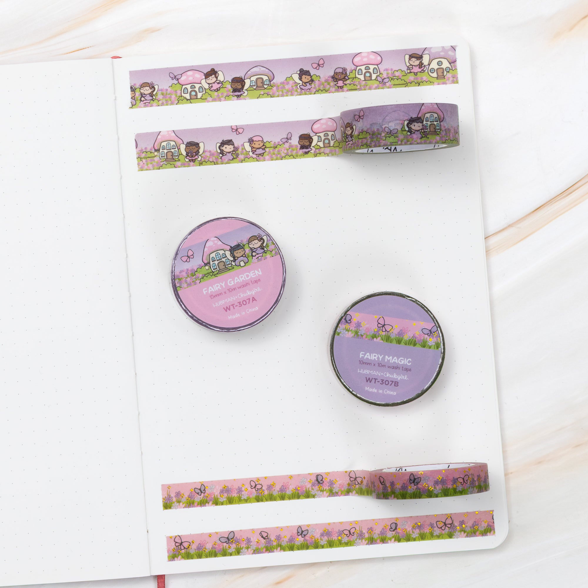 (PRE-ORDER) Fairy Garden Washi Tapes (Set of 2)