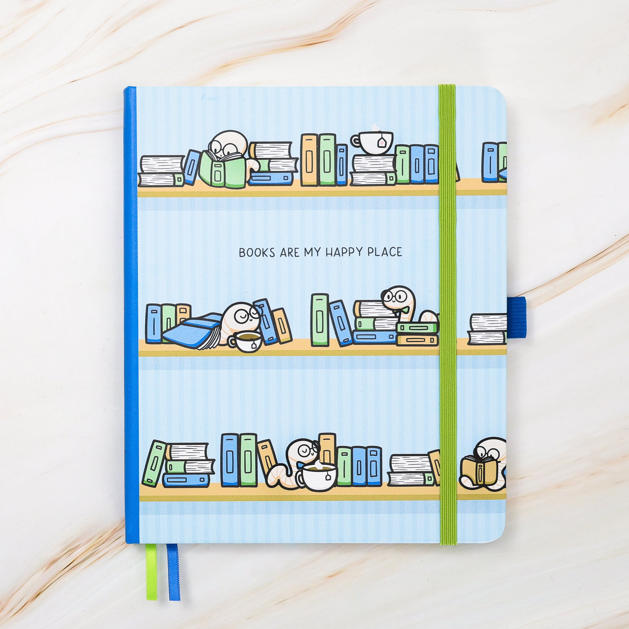 Cozy Bookworm - A5 Wide Yearly Planner