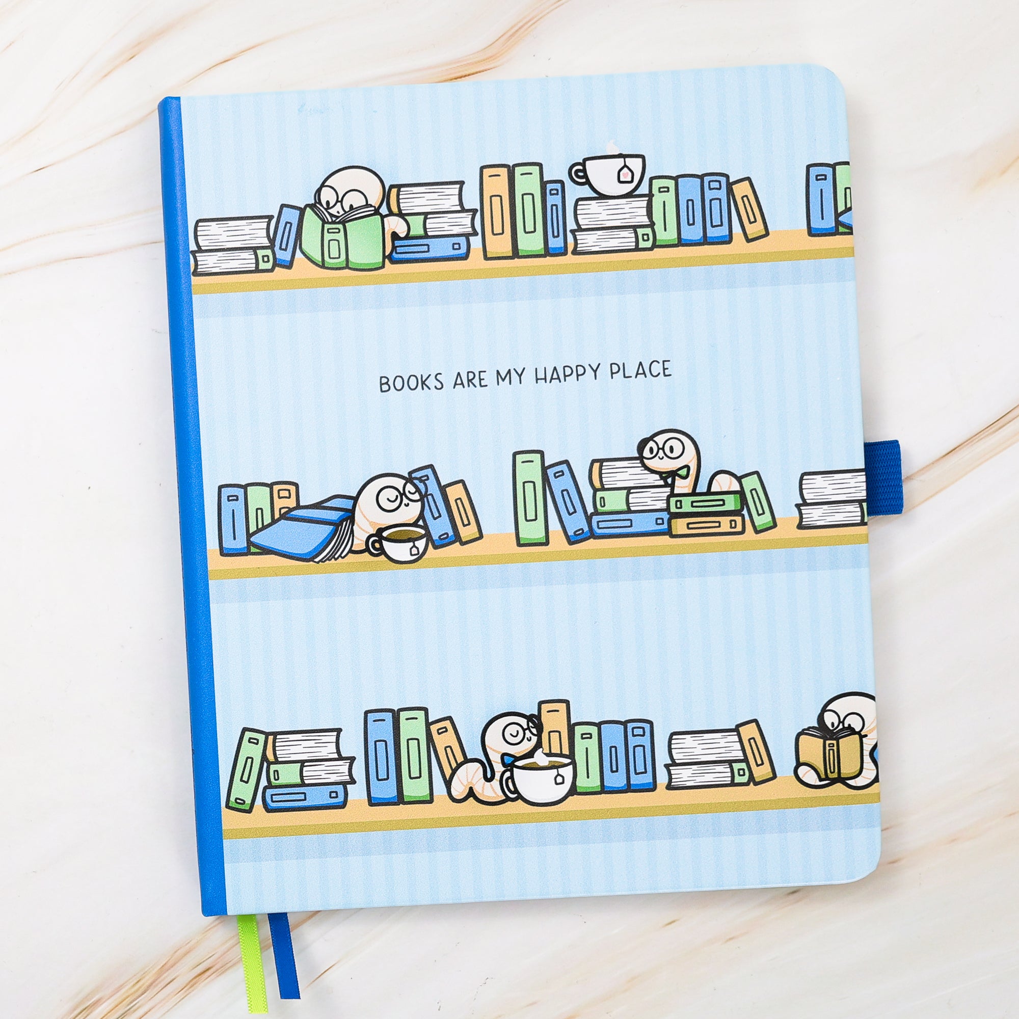 Cozy Bookworm - A5 Wide Yearly Planner